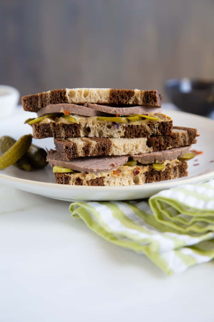 Liverwurst Sandwich from A Wrinkle In Time Good. Food. Stories.