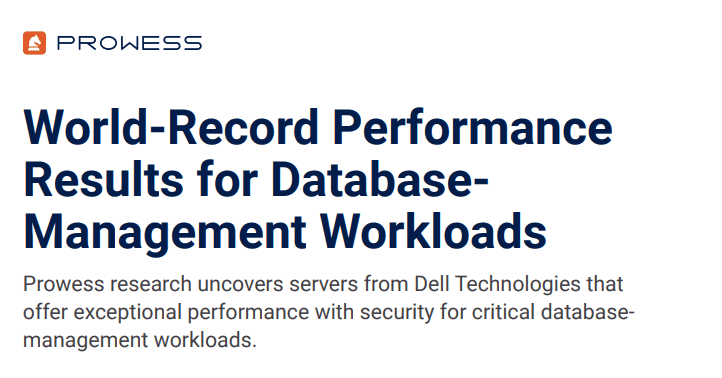World-Record Performance Results for Database-Management Workloads