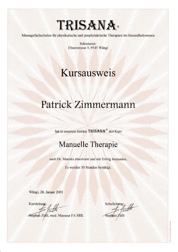 Kursausweis WB