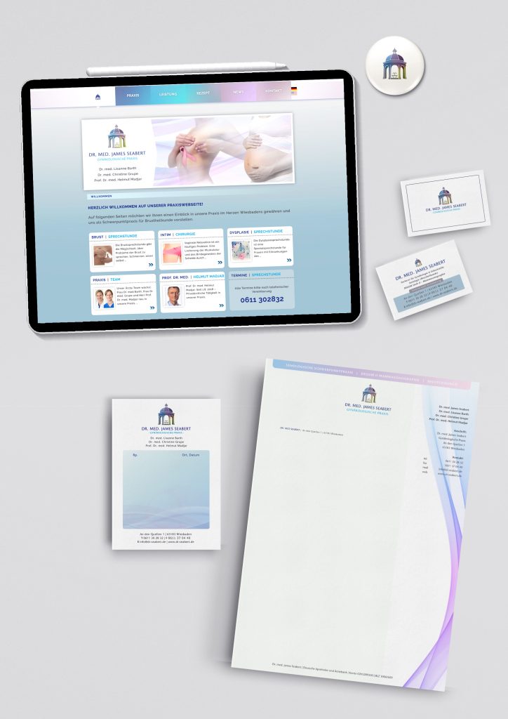 Referenz Dr. Seabert Corporate Design