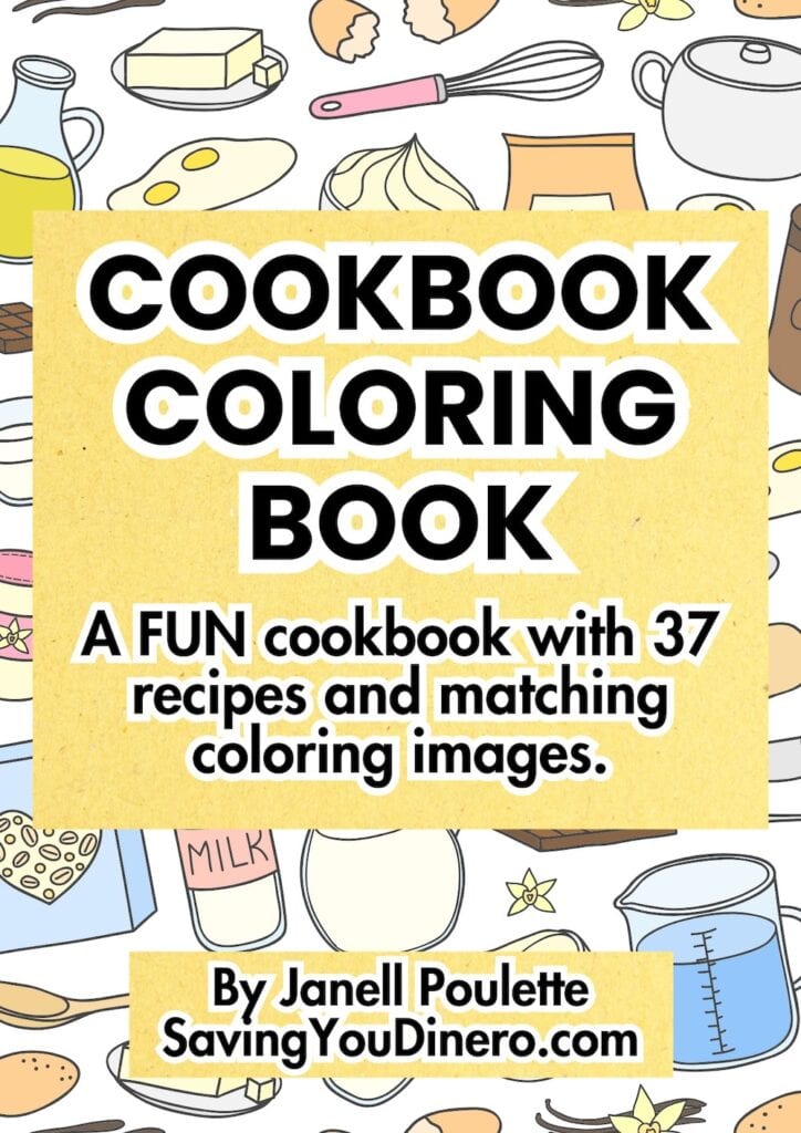 I published a cookbook coloring book