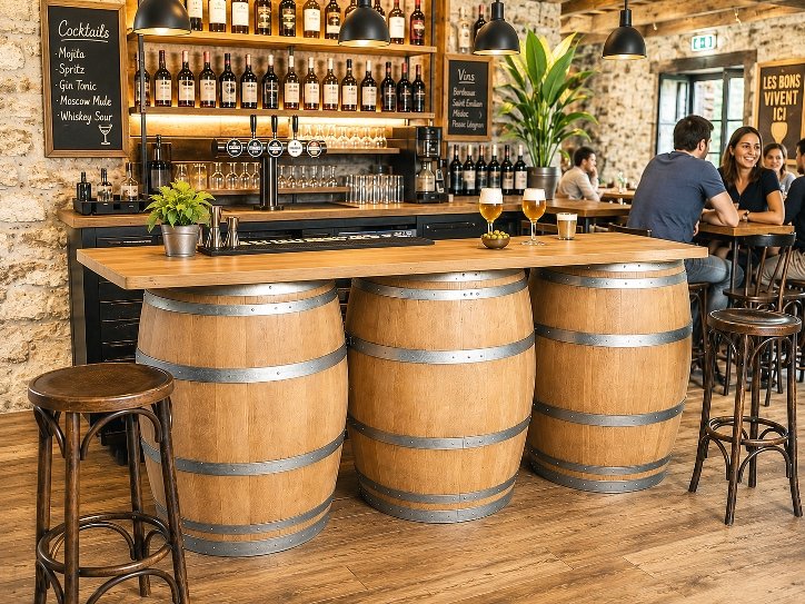 comptoir demies barriques