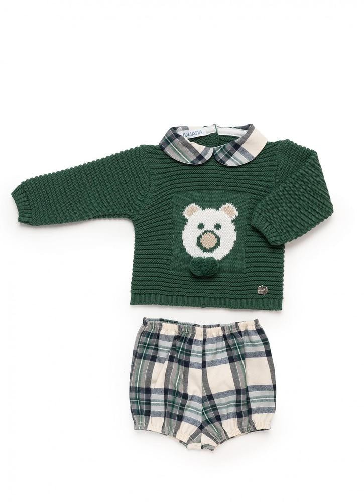 Conjunto Pantalón Cuadros Oso  Sinfonía   JULIANA