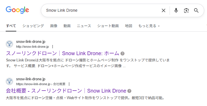 Snow Link Droneの検索結果
