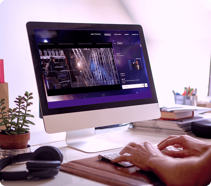 Plateforme de streaming événementiel sécurisée - 100% RGPD 16 Personnalisation de My Event pour un client de jeux vidéos