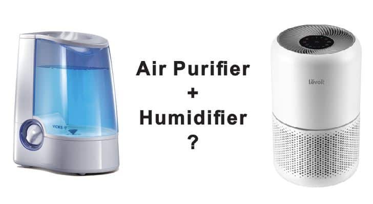 Air purifier and humidifier in the same room