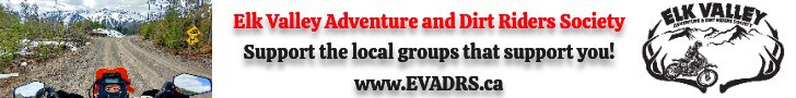 Elk Valley Adventure and Dirt Riders Society logo ad