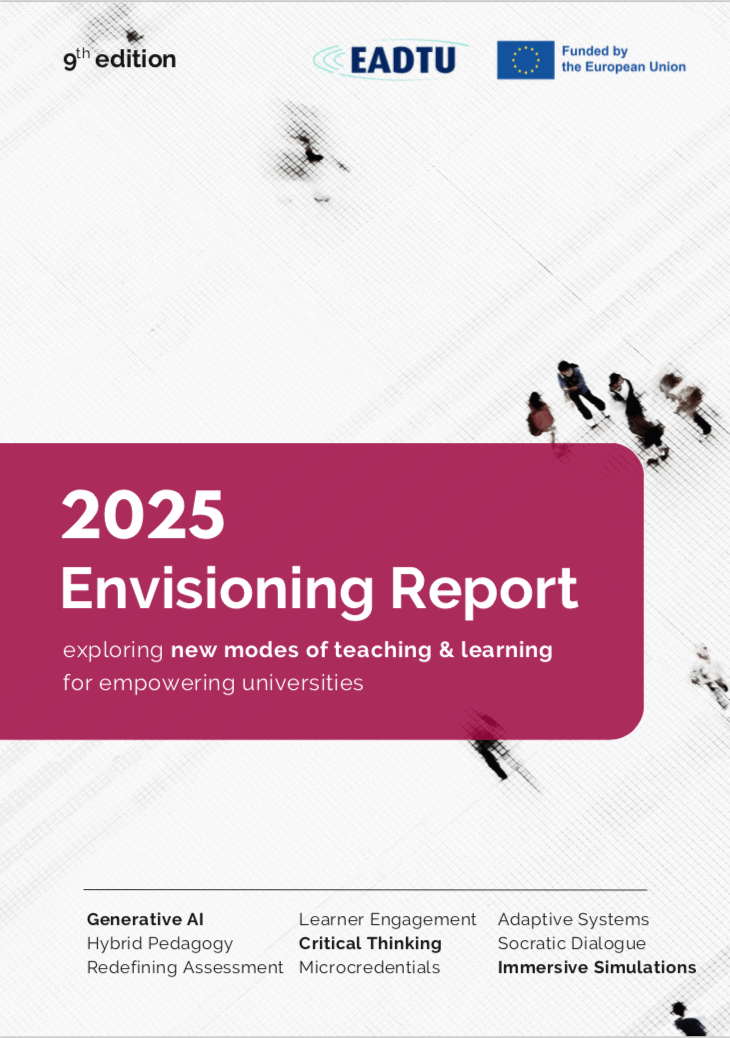 couverture du rapport avec titre : 2025 envisioning report