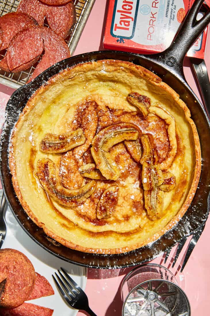 Caramelized Banana Dutch Baby