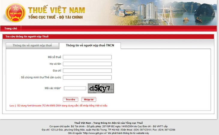 Đăng ký mã số thuế cá nhân