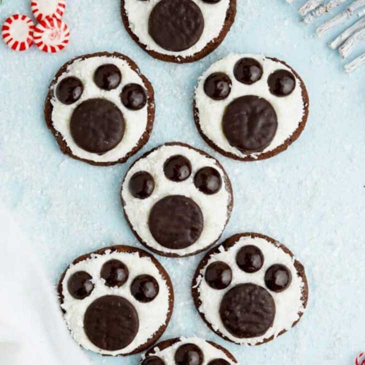 PolarĀ Bear Paw Cookies