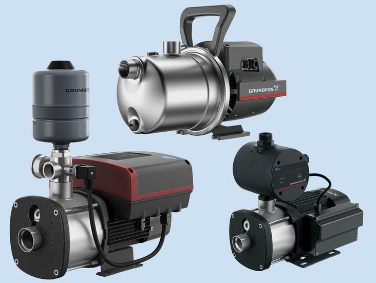 Grundfos Pressure pump range