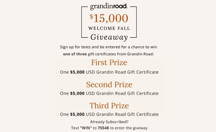 Grandin Road Giveaway