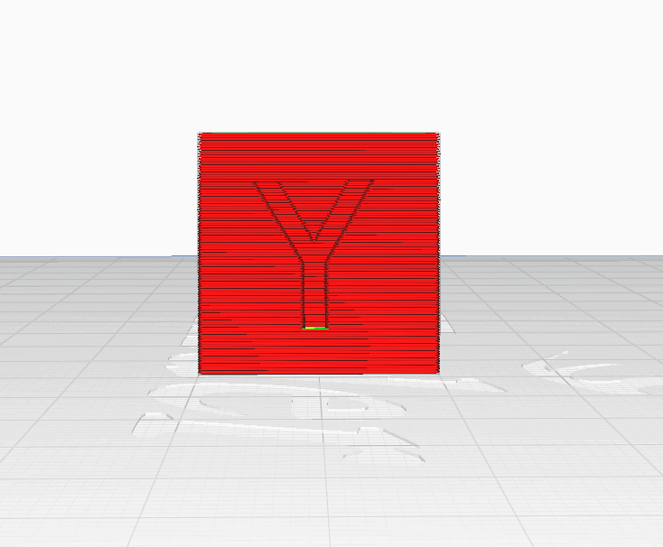 0.2 mm layer height preview in cura
