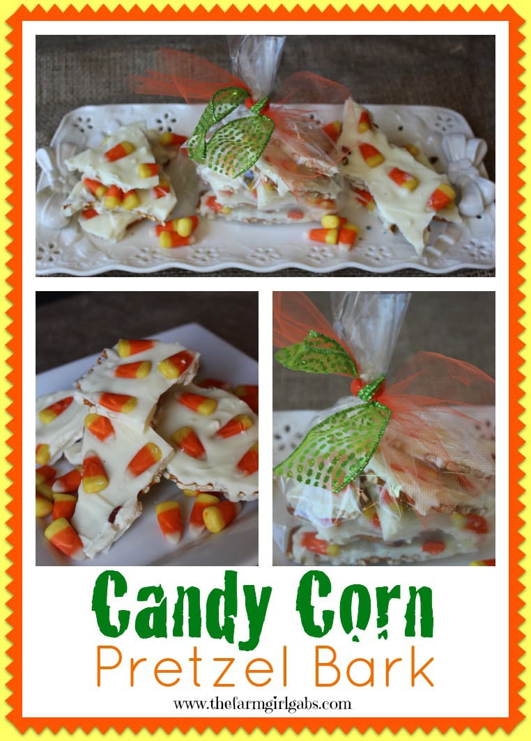 Candy Corn Pretzel Bark is an easy Halloween recipe and treat that kids and adults will love! You won't be able to eat just one piece!