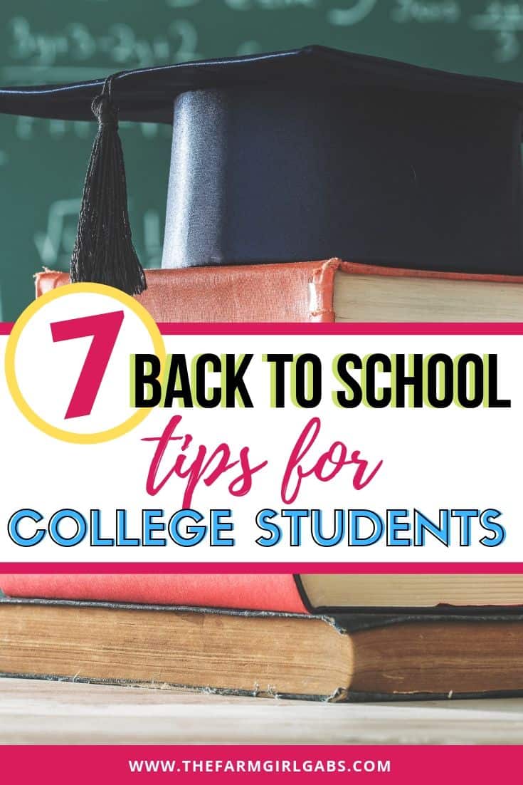 Help your college student gear up for the next chapter of school. These Back to School Tips For College Students will help them prepare for college. #backtoschool #collegeplanning #collegetips