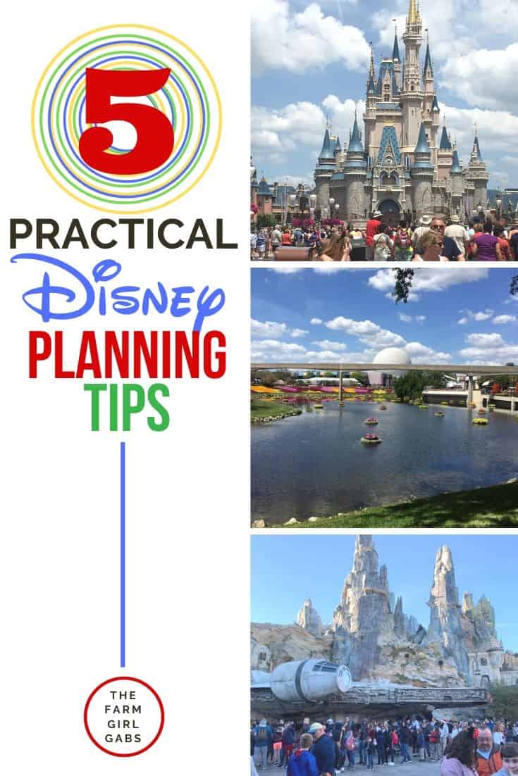 Be prepared for your next Disney vacation. In order to make sure you have the most fun possible, here are five practical Disney World planning tips.