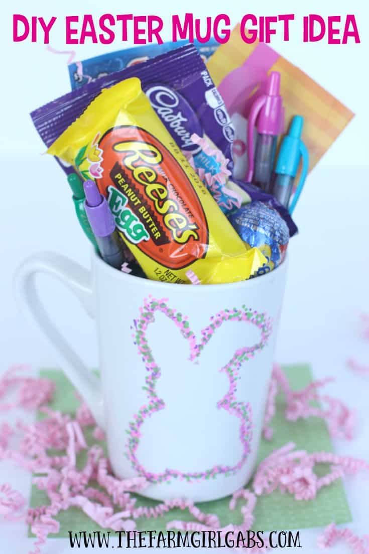 This Bunny Sharpie Mug is an easy DIY craft project that also makes a perfect gift idea for your favorite teen or tween