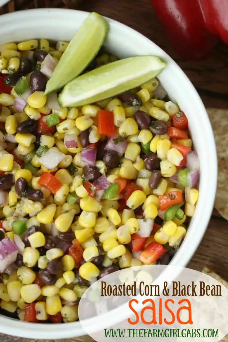 Need a quick snack or appetizer? Try this Roasted Corn & Black Bean Salsa recipe. It makes a great appetizer for your next party or is a perfect topping for tacos.