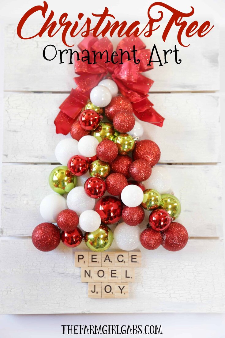 Make it Shine This Holiday Season With The Simple DIY Christmas Tree Ornament Art. This craft project will brighten up your holiday decor.