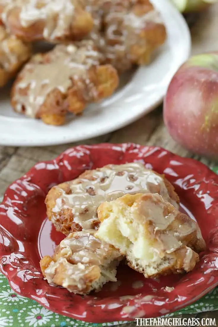 Fall is a perfect time to whip up a batch of these delicious Cinnamon Glazed Apple Fritters.