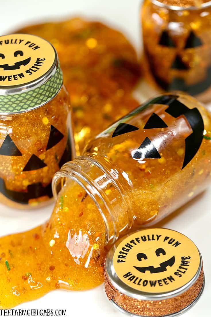 Add some spooky slimy fun to your Halloween party with these fun Halloween Slime Party Favors!