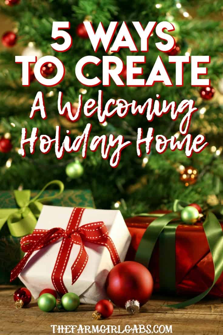 The holiday preparation is in full swing. Here are 5 Ways To Create A Welcoming Holiday Home! #PURELLSurface #IC #Ad #DisinfectWorryFree #Christmas #HomeDecor