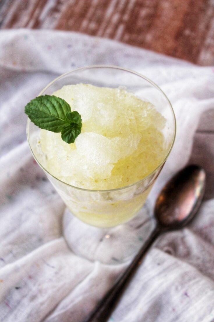 Image for Sicilian lemon granita  (granita al limone)