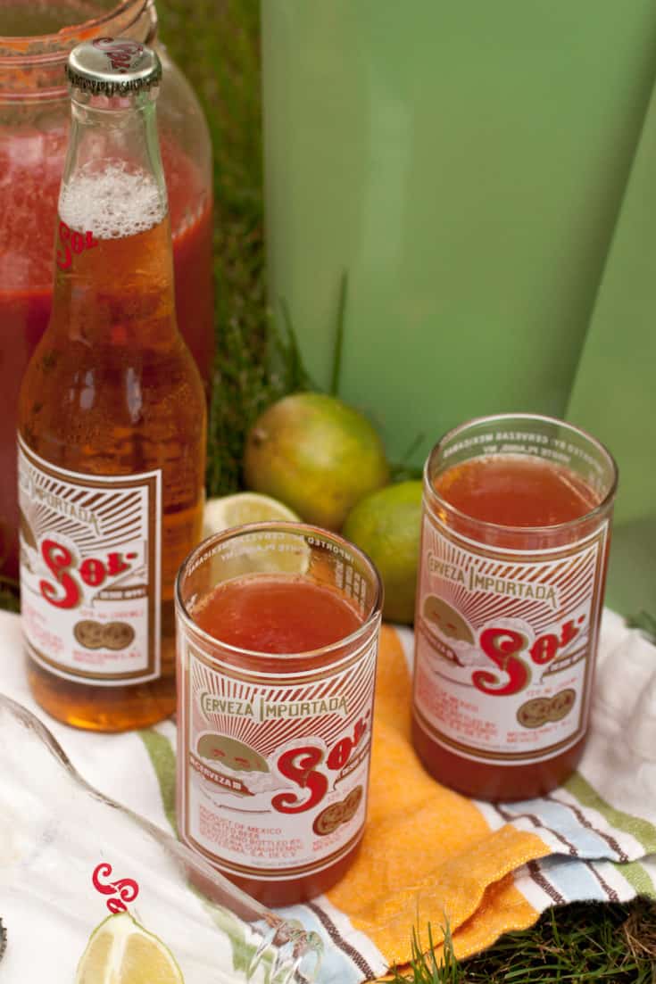 smoky micheladas - beer cocktails