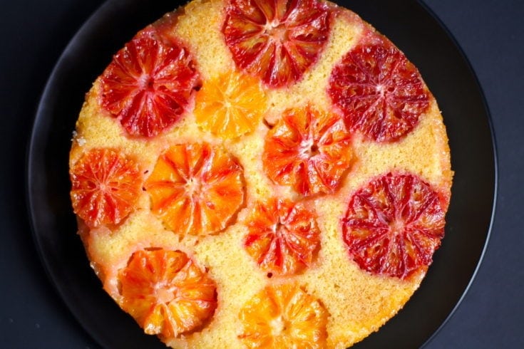 Blood Orange Cornmeal Cake