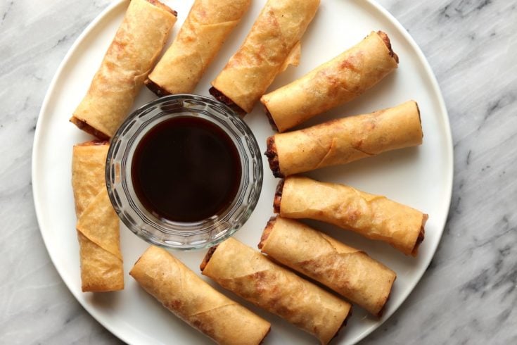 Pork and Cabbage Spring Rolls Recipe