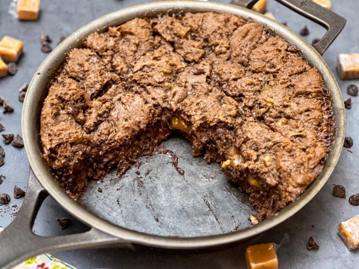 Image for Skillet Caramel Brownies
