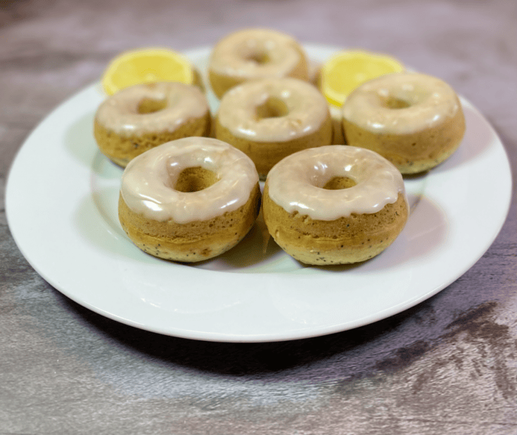 Image for Dairy Free Lemon Glazed Donuts (Baked)