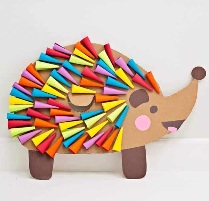 hedgehog craft preschool