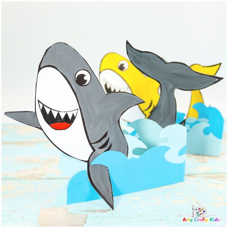 Image for 3D Swimming Paper Shark Craft
