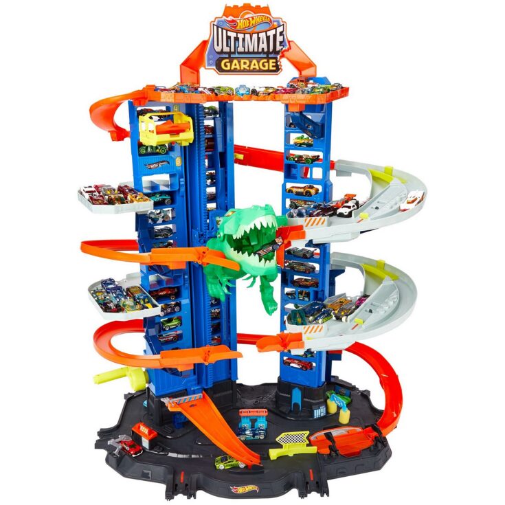 Hot Wheels City Robo T-Rex Ultimate Garage Multi-Level