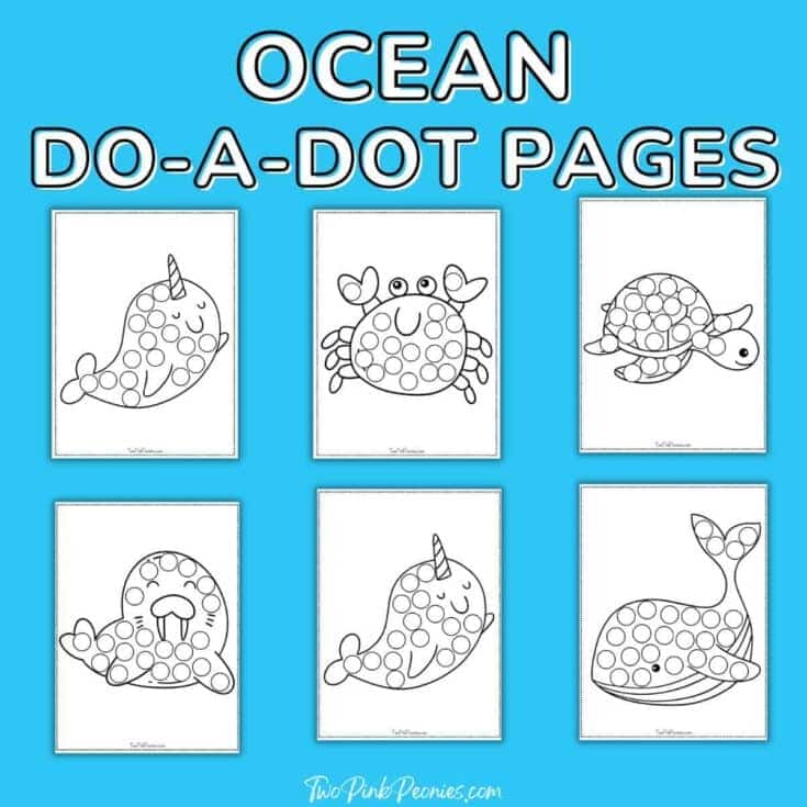 Image for Ocean Dot Marker Pages