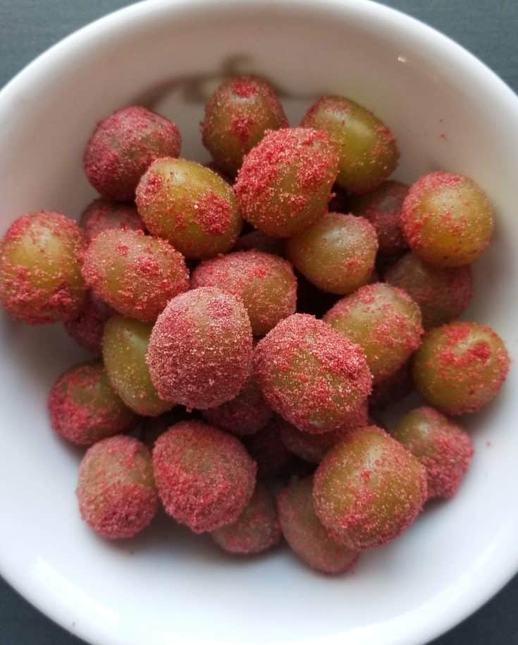 Fun Frozen Jello Grapes