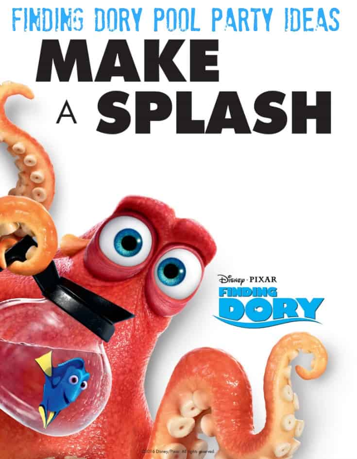 Here is a little Finding Dory Summer Fun Swimming your way - Host a Finding Dory Pool Party #HaveYouSeenHer #FindingDory