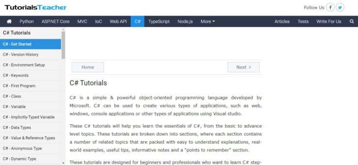 Tutorials Teacher