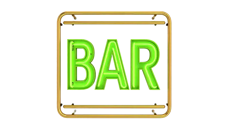لافتة WinWin BAR نيون تضيء طريقك نحو أرباح ضخمة