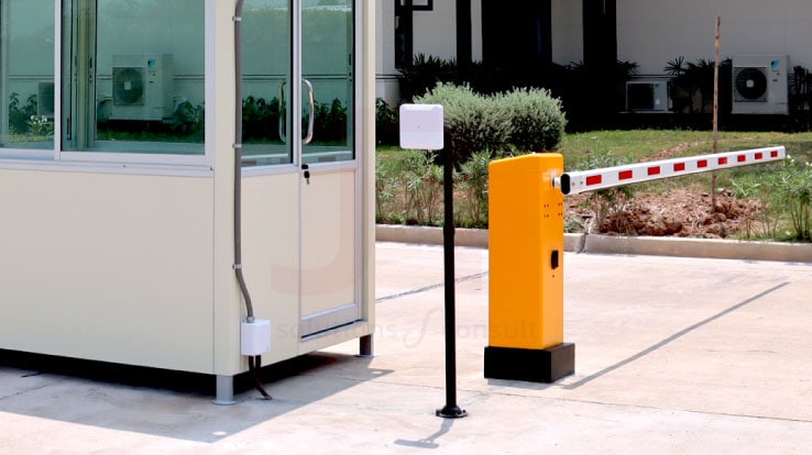 ระบบไม้กั้นคีย์การ์ด สั่งเปิดปิดไม้กั้นระยะไกล