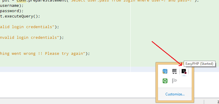 jsp login page with mysql