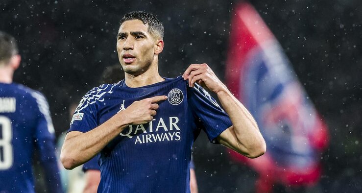 Achraf Hakimi finaliste du Prix Marc-Vivien Foé 2025.