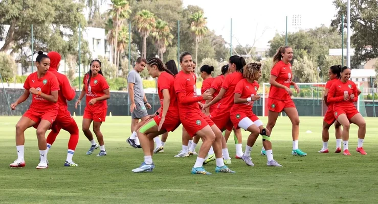 CAN féminine Maroc 2024 : entraînement intense pour les Lionnes