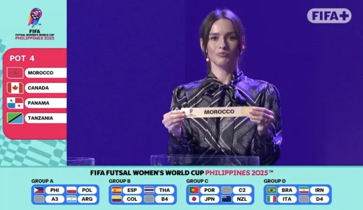 alt= Coupe du Monde féminine futsal le Maroc groupe A
