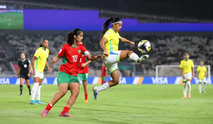 alt= le Maroc s'incline face au Brésil