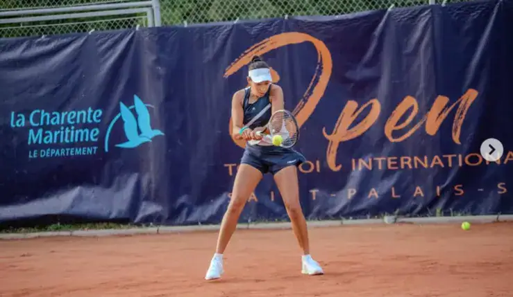 alt= Yasmine Kabbaj tennis Maroc