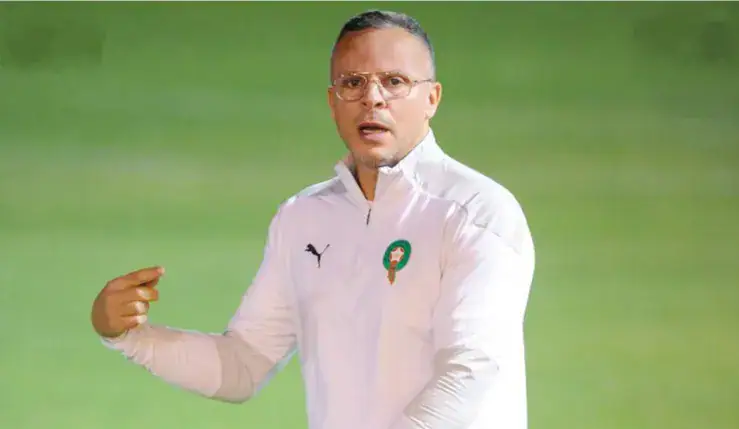 ALT= Mohamed Ouahbi est nommé nouvel entraîneur des Lions de l'Atlas. Il succède à Walid Regragui.