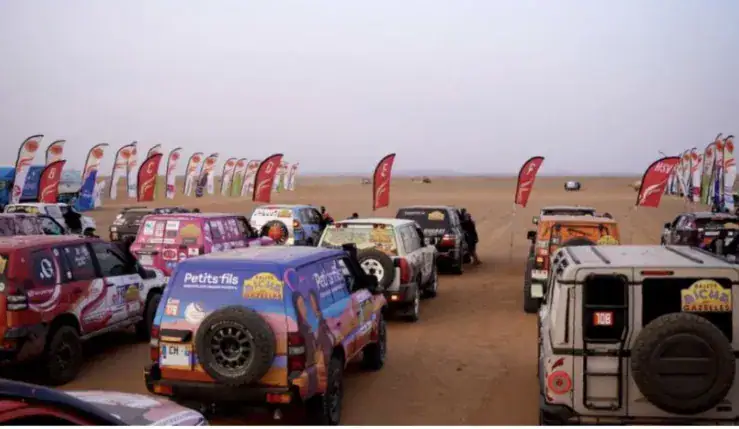 alt= La 35ᵉ édition du Rallye Aïcha des Gazelles du Maroc se tiendra du 27 mars au 11 avril 2026.